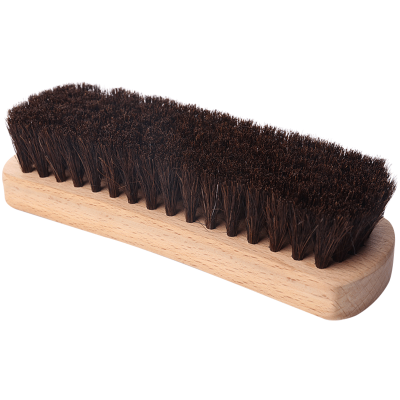 SGCB leather & textile cleaning brush boar bristle brush with wood handle